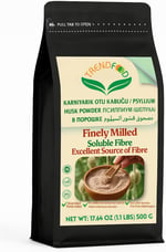 %100 Doğal Psyllium Husk Tozu – 500 g (Karnıyarık Otu kabuğu Tozu)