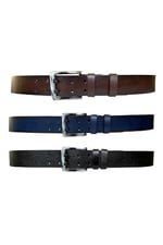 %100 Hakiki Deri, Çift Dilli 3'lü Set 4.5 cm Kot, Spor Kemer Siyah, Koyu Kahverengi, Lacivert; 3.lü-ÇİFT.DİLLİ-SiYaH.KoKa.LaCi