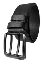 %100 Hakiki Deri, Çift Dilli Koyu Kahverengi 4.5 cm Tek Parça Kot, Spor Kemer ; ÇİFT.DİLLİ-KoKA