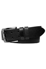 %100 Hakiki Deri, Çift Dilli Koyu Kahverengi 4.5 cm Tek Parça Kot, Spor Kemer ; ÇİFT.DİLLİ-KoKA