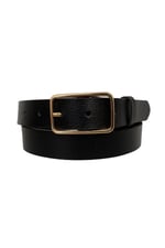 %100 Hakiki Deri Gold Dikdörtgen Tokalı Siyah İnce Kadın Kemeri, 3cm; 3cm-KDN-05-Siyah.DÜZ