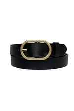 %100 Hakiki Deri Gold Tokalı Siyah İnce Kadın Kemeri, 3 cm; 3cm-KDN-32-Siyah.DÜZ
