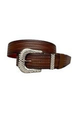 %100 Hakiki Deri, Gümüş Taşlı Tokalı, Metal Taşlı Köprülü Kahverengi Kadın Kot Kemeri 4 cm; ToSado.-ORGULU-byn-66