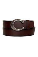 %100 Hakiki Deri, Gümüş Tokalı Bordo Kadın Kot Kemeri 4 cm; Bordo-byn-52