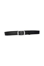 %100 Hakiki Deri Gümüş Tokalı Kadın Kemeri 4 cm, AN-BYN-19