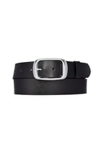 %100 Hakiki Deri Gümüş Tokalı Kadın Kemeri 4 cm, AN-BYN-19