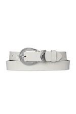 %100 Hakiki Deri Gümüş Tokalı Siyah İnce Kadın Kemeri, 3cm; 3cm-KDN-26-Siyah.DÜZ