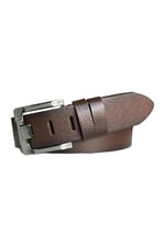 %100 Hakiki Kaliteli Deri 2'li Set 4.5 cm Geniş Dilli Kot, Spor Kemer; Siyah, Kahverengi, 2li.Genis-siy.kah