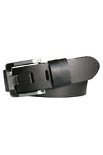 %100 Hakiki Kaliteli Deri 2'li Set 4.5 cm Geniş Dilli Kot, Spor Kemer; Siyah, Kahverengi, 2li.Genis-siy.kah