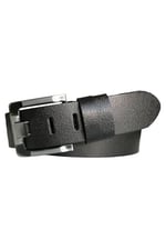 %100 Hakiki Kaliteli Deri 2'li Set 4.5 cm Geniş Dilli Kot, Spor Kemer; Siyah, Kahverengi, 2li.Genis-siy.kah