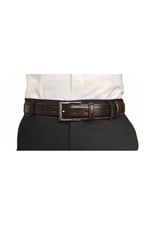 %100 Hakiki Kaliteli Deri 3'lü Set Klasik Kumaş Pantolon Kemeri; Siyah, Lacivert, Kahverengi 3,5 cm, 3lü.KLA-01-02-03