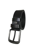 %100 Hakiki Kaliteli Deri 4.5 cm Siyah Kot, Spor Kemer, Go-Dk-5555