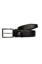 %100 Hakiki Kaliteli Deri, Dikişli Siyah Klasik, Kumaş Pantolon Kemeri 3.5 cm; Dk-140