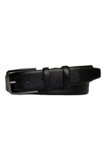 %100 Hakiki Kaliteli Deri, Siyah Klasik, Kumaş Pantolon Kemeri 3.5 cm; Dk-142