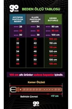 %100 Hakiki Kaliteli Süet Deri 3.5 cm Lacivert Klasik, Kumaş Pantolon Kemeri