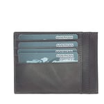 %100 Hakiki Minimalist Deri Cüzdan - El Yapımı Fermuarlı Kartlık, 8 Kart Yuvası, Eşsiz Tasarım, Minimal Bozuk Para Bölmeli Kredi Kartlık, Nakit Para Bölmeli Kartlık (Gri)
