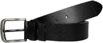 %100 Hakiki Tek Parça Kaliteli Deri 4.5 cm Siyah Kot, Spor Kemer; GO-1111