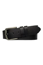 %100 Hakiki Tek Parça Kaliteli Deri 4.5 cm Siyah Kot, Spor Kemer; GO-1111