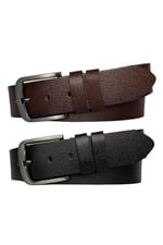 %100 Hakiki Tek Parça Kaliteli Deri 6'lı Set 4.5 cm Kot, Spor Kemer; 6LI-KOT