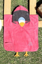 %100 Pamuk 45x50 Kadife Bebek-Çocuk Panço Yeşil