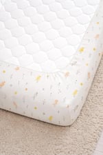 %100 Pamuk Lastikli Bebek Çarşafı + Yastık Kılıfı | Park Yatak 60x120 70x110 70x120 Uyumlu - Seçenekler: KUŞ, ATLIKARINCA MAVİ, ATLIKARINCA PEMBE, AYICIK, BULUT...