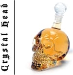 1000 Ml Crystal Head Kuru Kafa İçki Şişesi