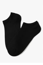 10'lu Siyah Patik Ekonomik Paket Unisex Kısa Spor Sneakers Çorap