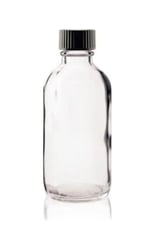 12 Adet Cam Shot Şişesi Sızdırmaz Siyah Plastik Kapaklı Kolonya Koku Süs Çok Amaçlı Şişe 100ml