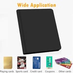16 Cep Kartı Bağlayıcı, Ringless Zip Ticaret Kartı Bağlayıcı, 1000+ Çift Taraflı Cep PU Koleksiyon Ciltleyici, Toplayıcı Albümü, MTG için Kart Klasörü, TCG, Spor Kartları