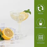 18 Adet 5oz Akrilik Martini Bardakları Parti Şampanya Kulesi Plastik Şampanya Kupası Bardakları Martini, Margarita, Kokteyl, Tatlı için (Tekrar Kullanılabilir, Bulaşık Makinesinde Güvenli)