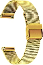 18mm-20mm-22mm-24mm Saat Uyumlu Kalın Hasır Metal Saat Kordonuı Kayışı KLNHSR