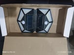 [2 adet] Dış mekan için solar lamba, 100 LED solar lamba, dış mekan için, hareket sensörlü güvenlik duvar lambası, 3 mod, su geçirmez solar duvar lambası, bahçe, avlu için