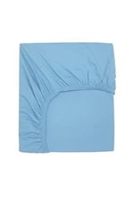 2 Adet Pamuklu Ve Lastikli 60 X 120 X 15 Cm Penye Bebek Çarşaf, Fuşya-Mavi