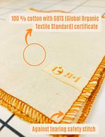 (2 adet) Yıkanabilir, Kumaş Chemex Kahve Filtresi Ağartılmamış%100 Ham Pamuk, Organik, Ekolojik Filtre Chemex (C.2)