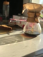 (2 adet) Yıkanabilir, Kumaş Chemex Kahve Filtresi Ağartılmamış%100 Ham Pamuk, Organik, Ekolojik Filtre Chemex (C.2)