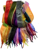 2 cm genişliğinde düz bağcık, tül bant, bağcık, bağcık, kurdele, ayakkabı bağcığı, 80 – 120 cm