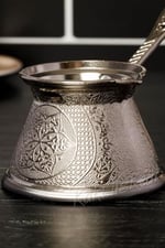 2 Kişilik Döküm Cezve | Indüksiyon Ocaklarla Uyumlu Metalik