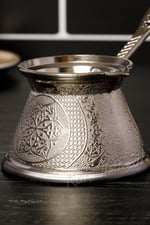 2 Kişilik Döküm Cezve | Indüksiyon Ocaklarla Uyumlu Metalik