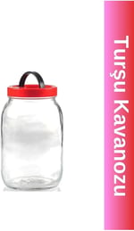 2 Litre Cam Turşu Ve Bakliyat Saklama Kavanozu