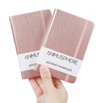 2 Paket Cep Defteri, Küçük Defter, Günlük Defter, 4 