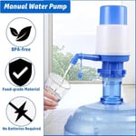 2 Paket Mavi Taşınabilir Manuel Su Pompası, 5 Galonluk Şişe için, Su Sürahisi Dispenseri Şişe Pompası İçme Suyu Pompası, 2-6 Galon için El Basın Su Soğutucu Dispenseri, Dış Mekan ve İç Mekanlar için