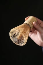 2 Parça Matcha Çayı Fırça ve Bamboo Whisk Tutucu Köpürtücü Tutacağı mt165