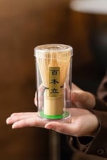 2 Parça Matcha Çayı Fırça ve Bamboo Whisk Tutucu Köpürtücü Tutacağı mt165