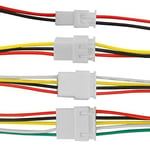 20 Adet 2PIN 3PIN 4PIN 5PIN Çift Uçlu Dişi ve Erkek Kablo Bağlantı Fişi Uzatma Kablosu Terminal Konektörü Elektronik Kablo 200 mm JST XH ile Uyumlu