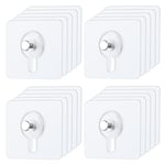20 adet kendinden yapışkanlı resim kancası, şeffaf yapışkan kanca, resim asma, delme olmadan resim çerçevesi, kendinden yapışkanlı resim, poster, fotoğraf, dekoratif tablo için (20)
