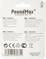 20 X PoundMax LR44 AG13 1,5 V PoundMax Alkalin Düğme Pil, Cıvasız, Sızdırmaz, Uzun Süreli Dayanıklılık, Oyuncaklar, Ölçüm Cihazları ve Hesap Makineleri için A76, G13, L1154, SR44, G13A ile Uyumlu