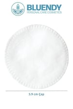 200 Adet Yuvarlak Makyaj Temizleme Pamuğu -%100 Saf Premium Kalite Disk Pamuk, Fondöten ve Makyaj Çıkarma Pedi, Tüy Bırakmaz, Yumuşak ve Taşınabilir (M, Adet, 200)