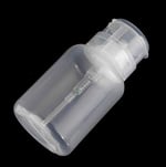 200 ml (7 oz) Oje Çıkarıcı Sıvı Şişe için İtmeli Boş Pompa Dağıtıcı, Beyaz Üst Kapak
