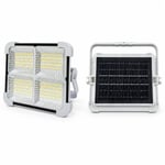 200W Solar LED Projektör, 3 Renk Işık Modlu Şarjlı Kamp Lambası, USB Girişli Güneş Panelli Acil Durum Işığı İP44