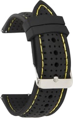 20mm-22mm-24mm Saat Uyumlu Delikli Spor Silikon Saat Kordonu Kayışı S26